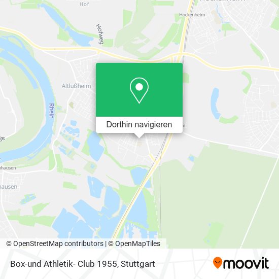 Box-und Athletik- Club 1955 Karte