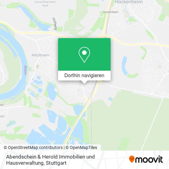 Abendschein & Herold Immobilien und Hausverwaltung Karte