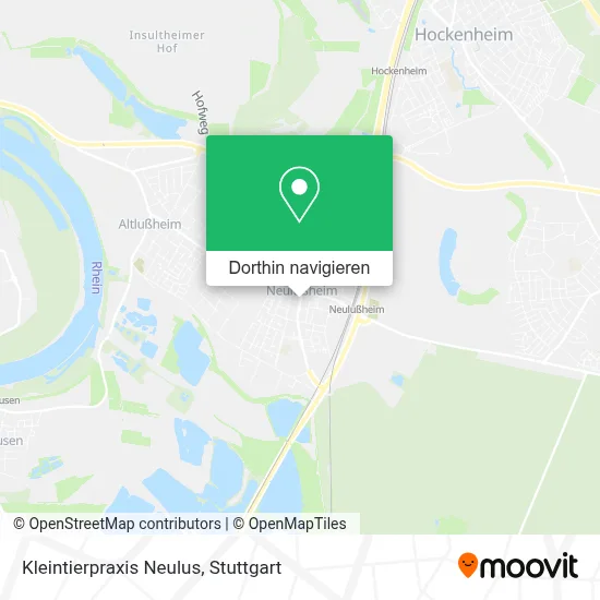 Kleintierpraxis Neulus Karte