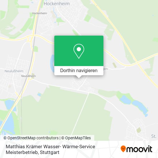Matthias Krämer Wasser- Wärme-Service Meisterbetrieb Karte