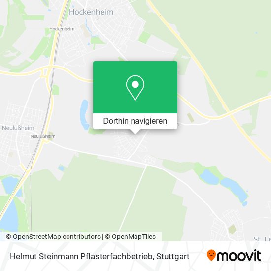Helmut Steinmann Pflasterfachbetrieb Karte
