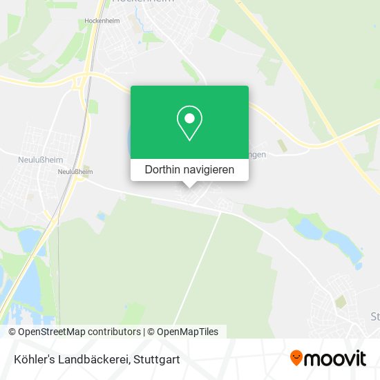 Köhler's Landbäckerei Karte