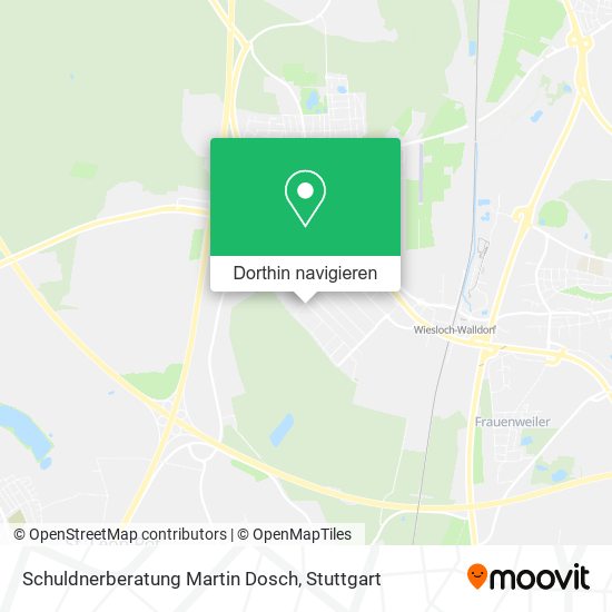 Schuldnerberatung Martin Dosch Karte