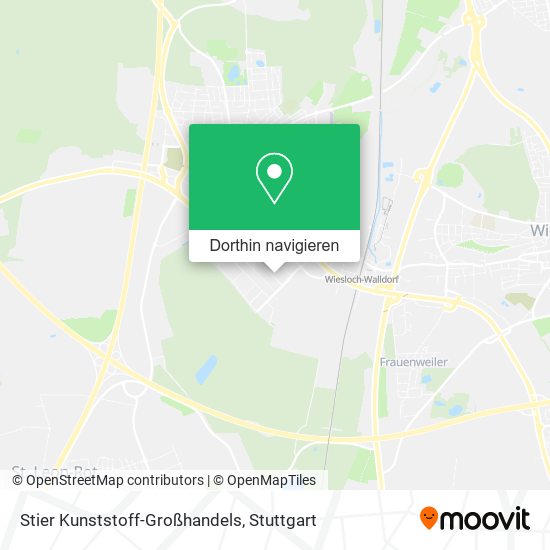 Stier Kunststoff-Großhandels Karte