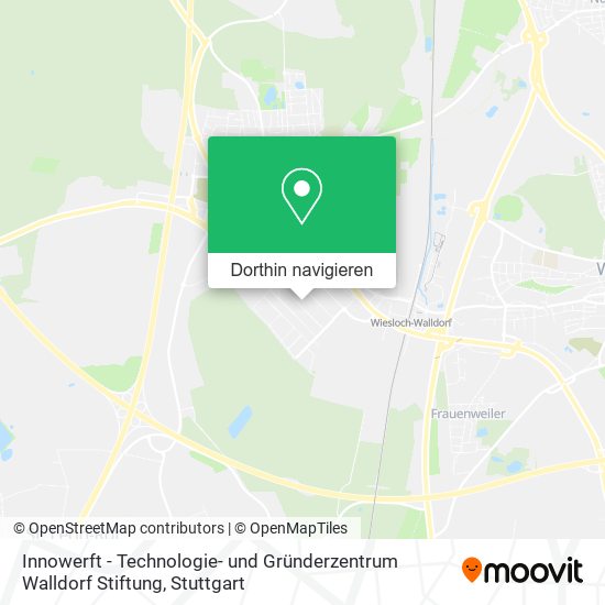 Innowerft - Technologie- und Gründerzentrum Walldorf Stiftung Karte