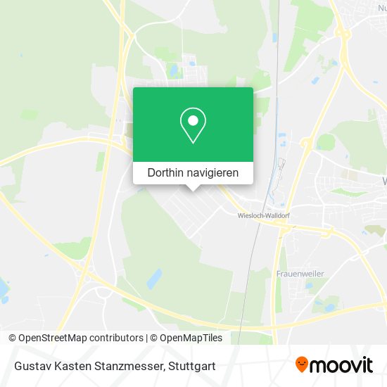 Gustav Kasten Stanzmesser Karte