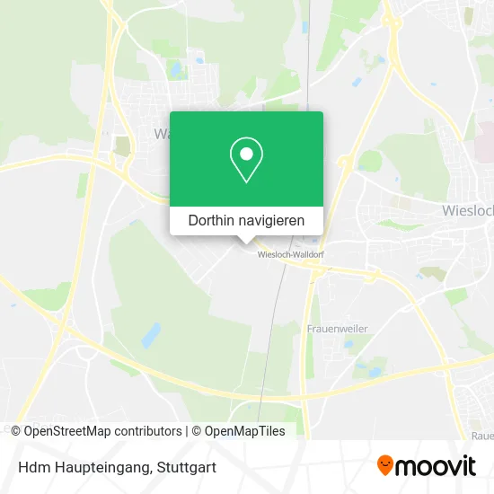 Hdm Haupteingang Karte