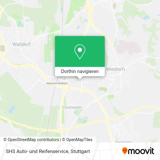 SHS Auto- und Reifenservice Karte