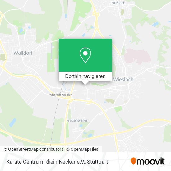 Karate Centrum Rhein-Neckar e.V. Karte