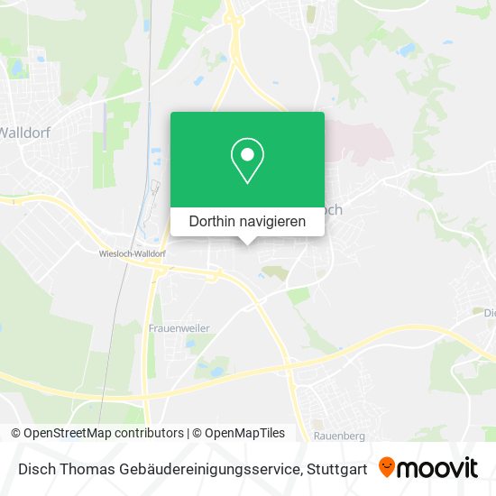 Disch Thomas Gebäudereinigungsservice Karte