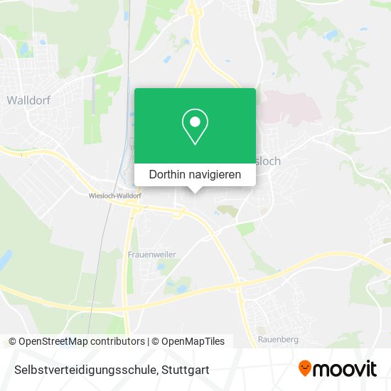 Selbstverteidigungsschule Karte