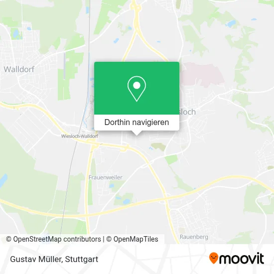 Gustav Müller Karte