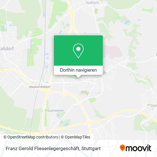 Franz Gerold Fliesenlegergeschäft Karte