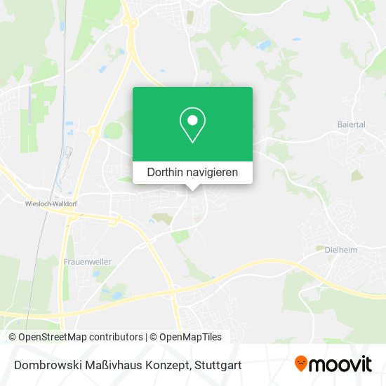 Dombrowski Maßivhaus Konzept Karte