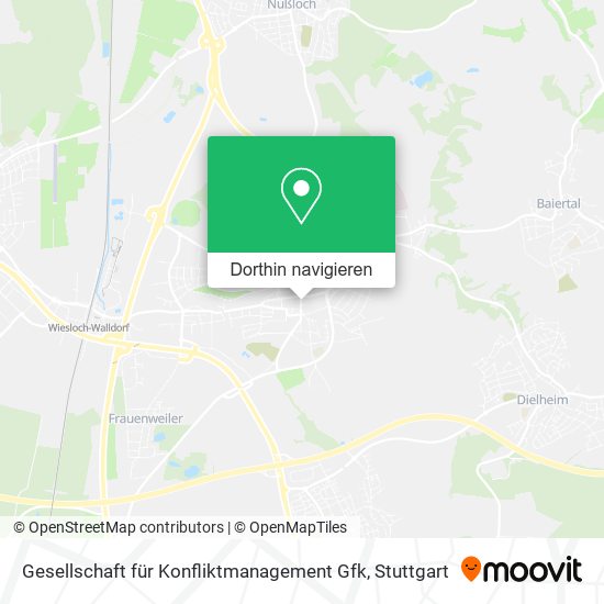 Gesellschaft für Konfliktmanagement Gfk Karte