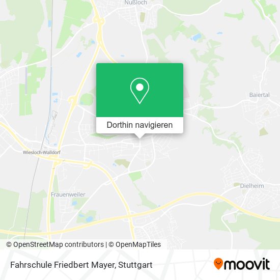 Fahrschule Friedbert Mayer Karte