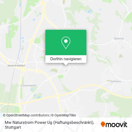 Mw Naturstrom Power Ug (Haftungsbeschränkt) Karte