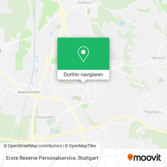 Erste Reserve Personalservice Karte