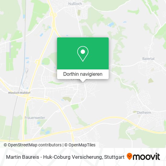 Martin Baureis - Huk-Coburg Versicherung Karte