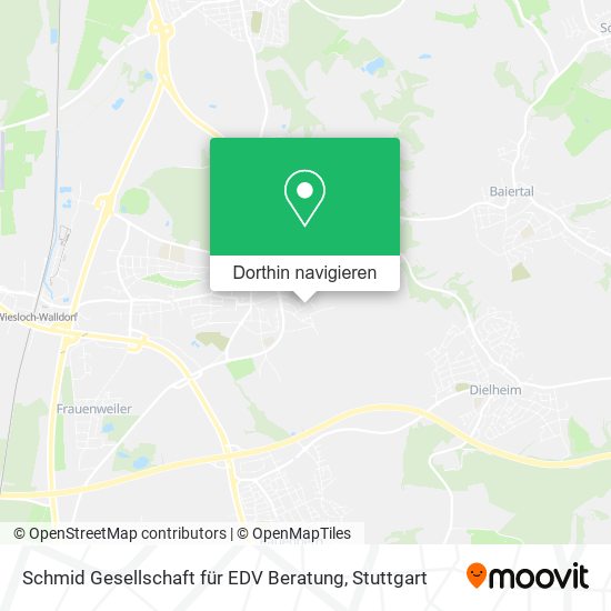 Schmid Gesellschaft für EDV Beratung Karte