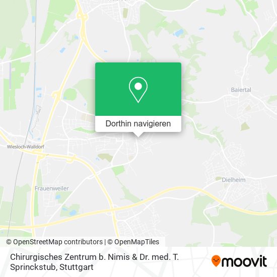 Chirurgisches Zentrum b. Nimis & Dr. med. T. Sprinckstub Karte