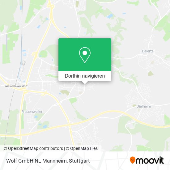 Wolf GmbH NL Mannheim Karte