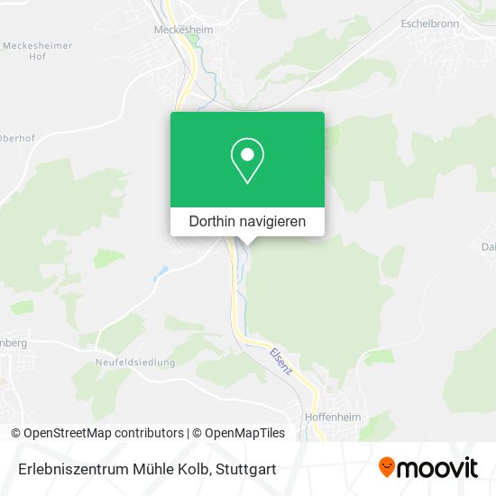 Erlebniszentrum Mühle Kolb Karte