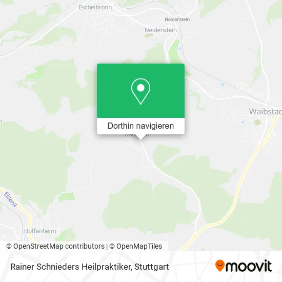 Rainer Schnieders Heilpraktiker Karte