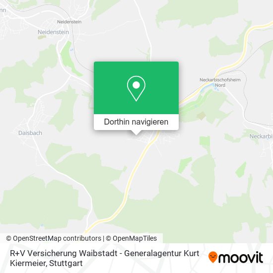 R+V Versicherung Waibstadt - Generalagentur Kurt Kiermeier Karte