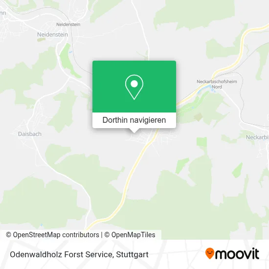 Odenwaldholz Forst Service Karte