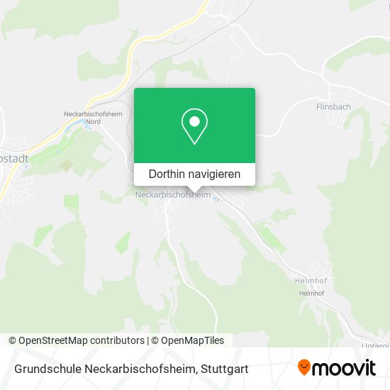 Grundschule Neckarbischofsheim Karte