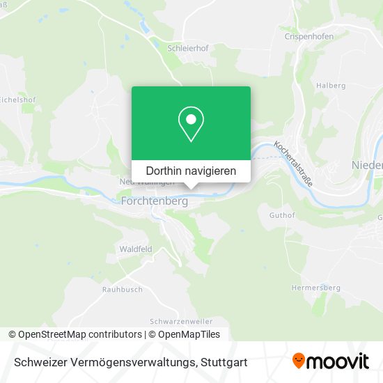 Schweizer Vermögensverwaltungs Karte