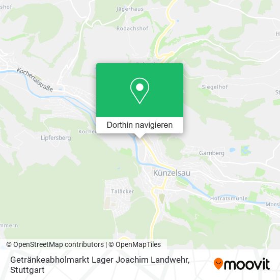 Getränkeabholmarkt Lager Joachim Landwehr Karte