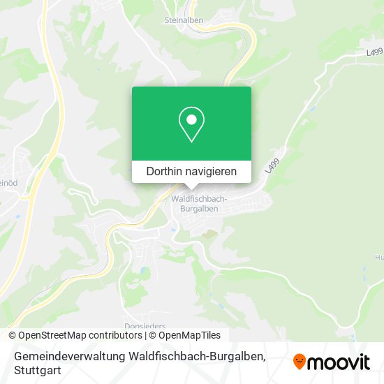 Gemeindeverwaltung Waldfischbach-Burgalben Karte