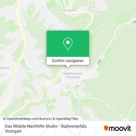Das Mobile Nachhilfe Studio - Südwestpfalz Karte
