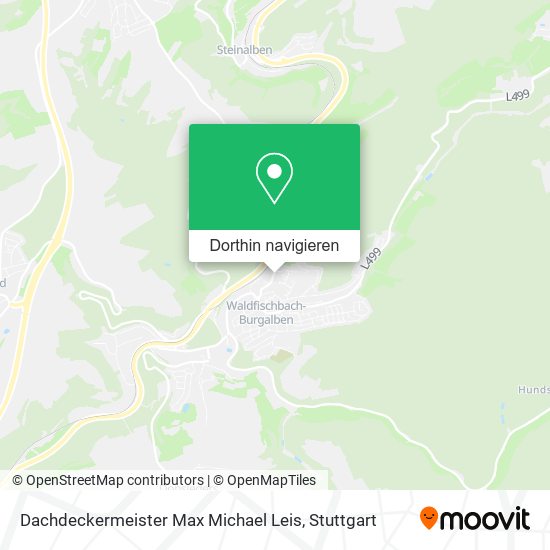 Dachdeckermeister Max Michael Leis Karte