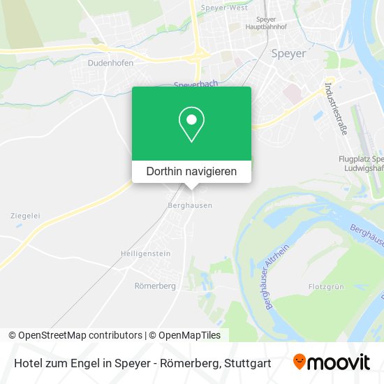 Hotel zum Engel in Speyer - Römerberg Karte