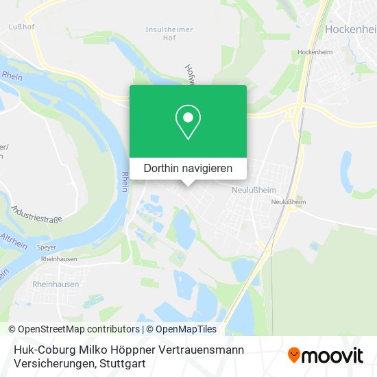 Huk-Coburg Milko Höppner Vertrauensmann Versicherungen Karte