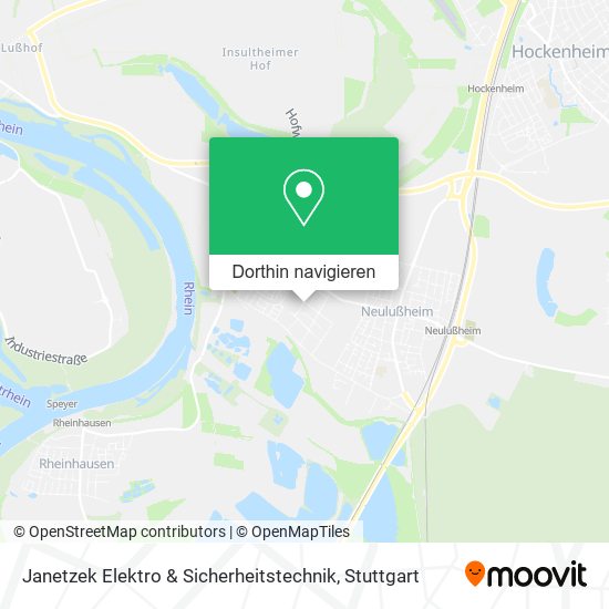 Janetzek Elektro & Sicherheitstechnik Karte