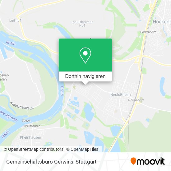 Gemeinschaftsbüro Gerwins Karte