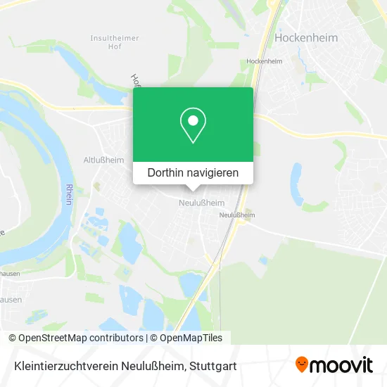 Kleintierzuchtverein Neulußheim Karte