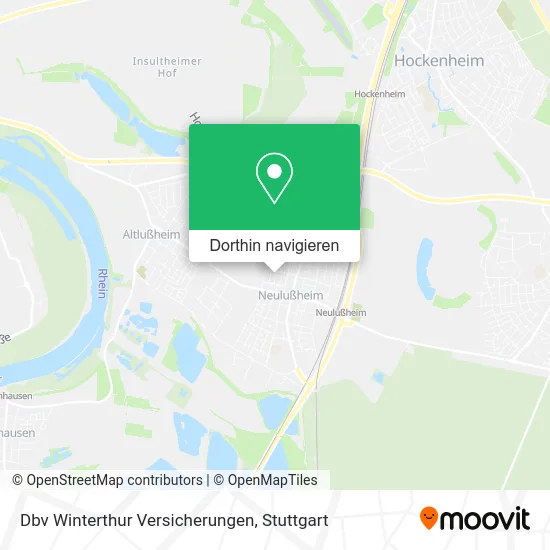 Dbv Winterthur Versicherungen Karte