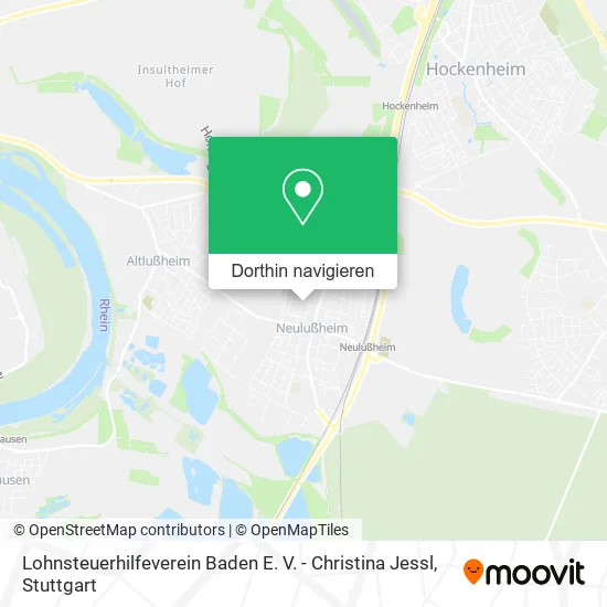 Lohnsteuerhilfeverein Baden E. V. - Christina Jessl Karte