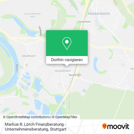 Markus R. Lörch Finanzberatung - Unternehmensberatung Karte