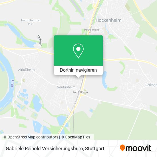 Gabriele Reinold Versicherungsbüro Karte