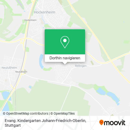 Evang. Kindergarten Johann-Friedrich-Oberlin Karte