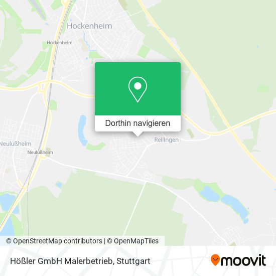 Hößler GmbH Malerbetrieb Karte