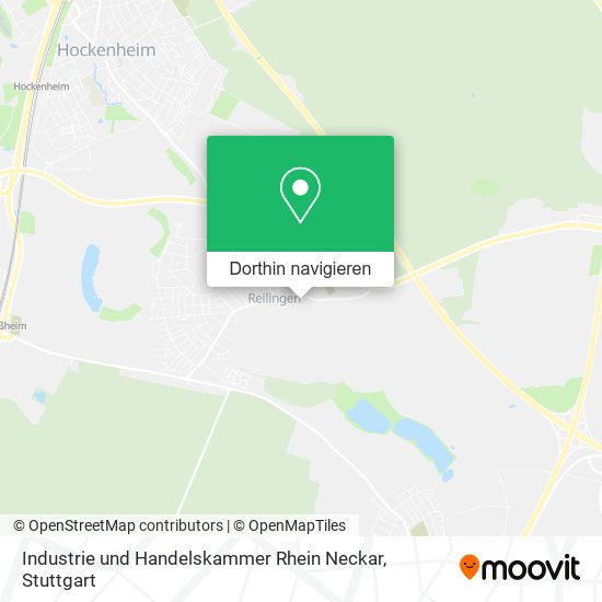 Industrie und Handelskammer Rhein Neckar Karte