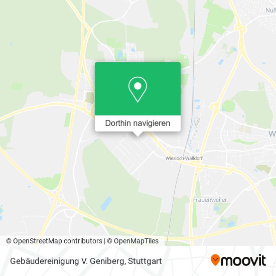 Gebäudereinigung V. Geniberg Karte