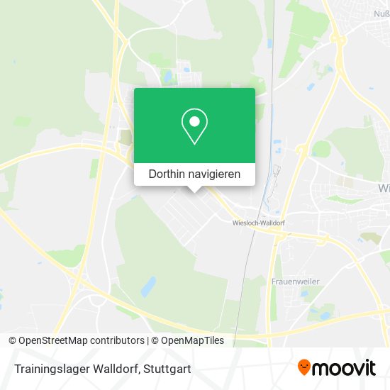 Trainingslager Walldorf Karte